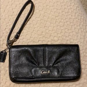 Coach Black Wristlet
